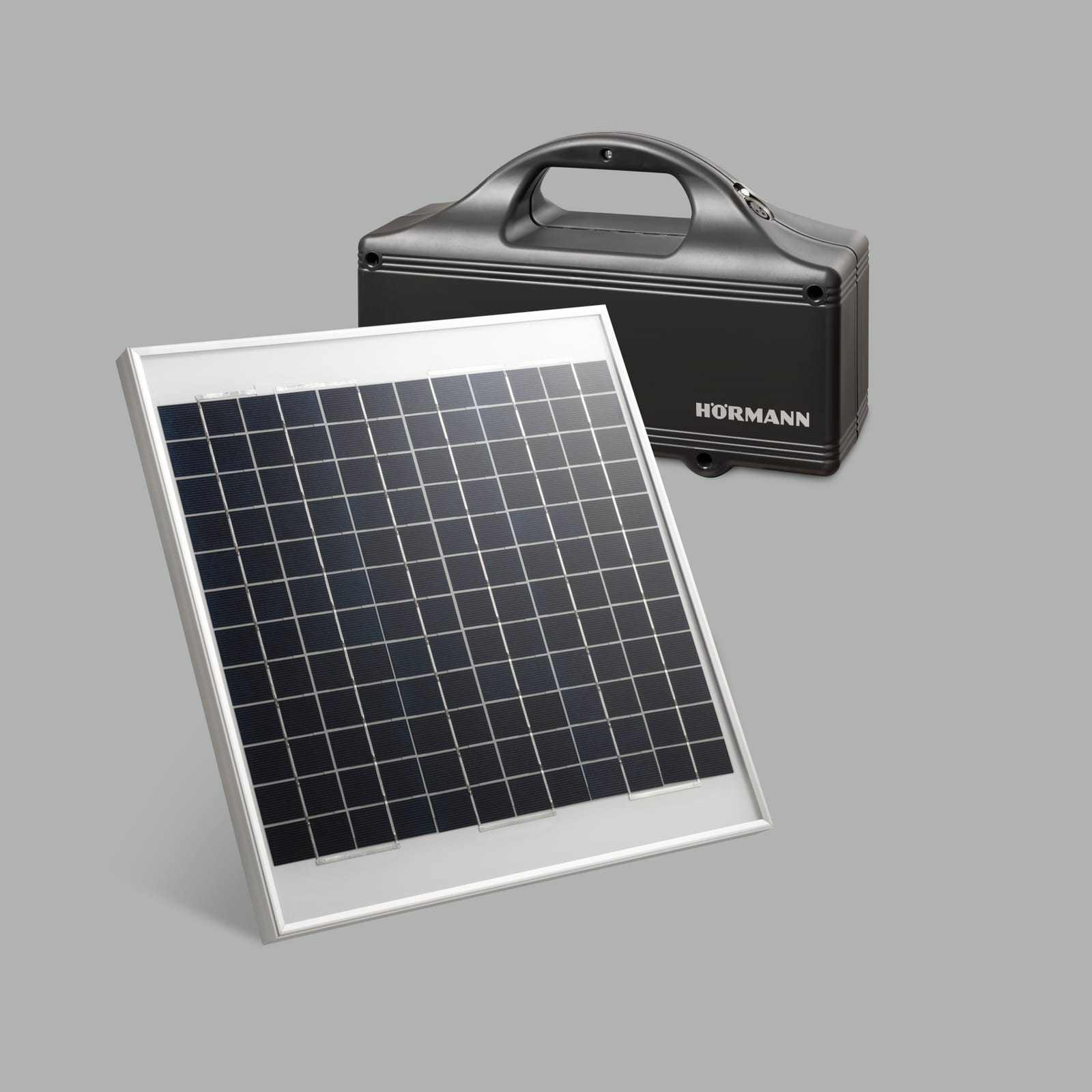 Hörmann Akku-Modul mit Solar — Antrieb ohne Stromanschluss