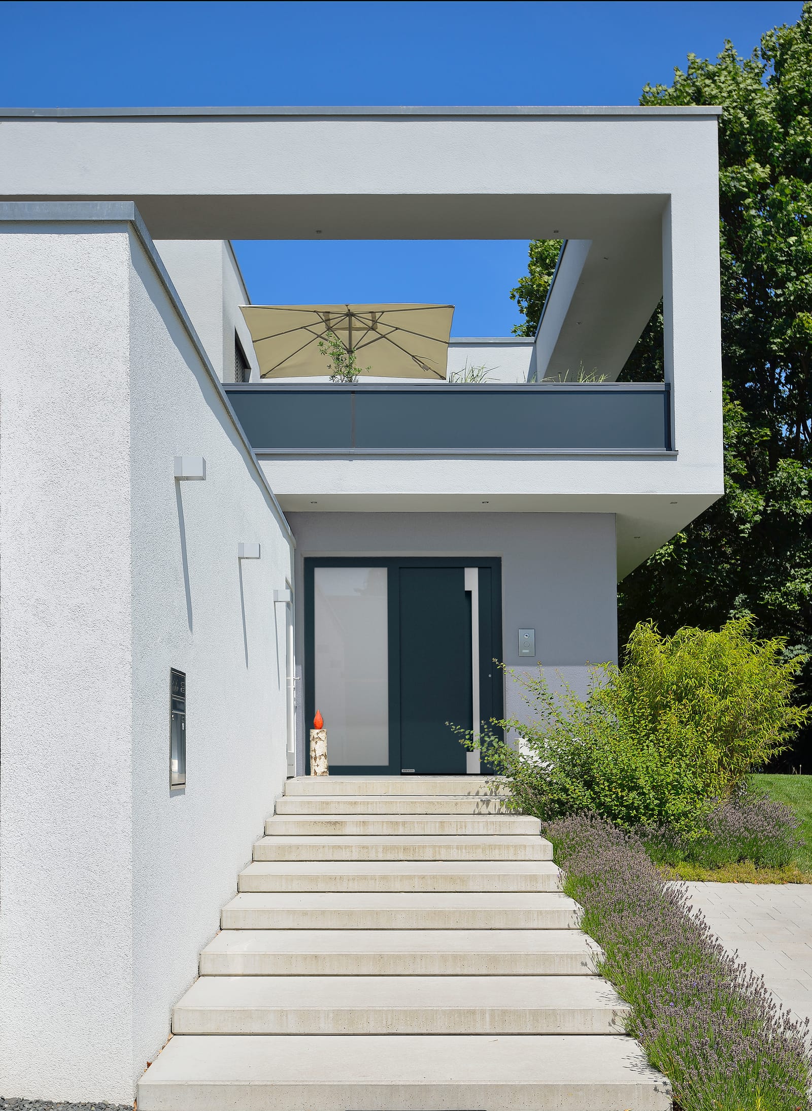 Hörmann Haustür ThermoCarbon Motiv 308 in Anthrazitgrau matt RAL 7016